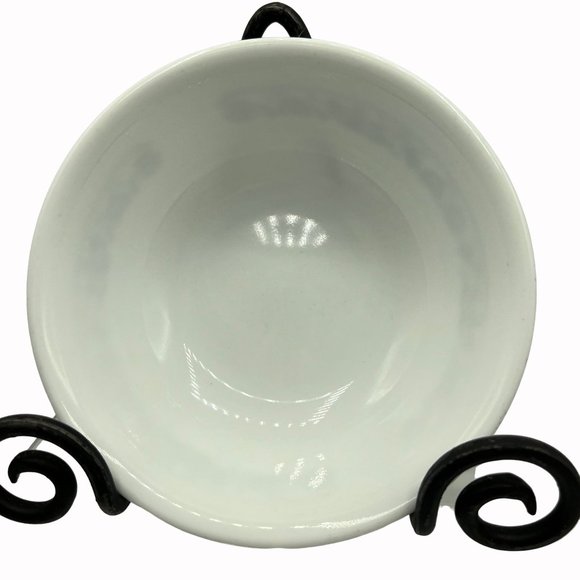 Vintage Corelle Vitrelle Glass Old Town Blue Onion Banded Cereal Soup Bowls 4 Pc - Picture 3 of 8